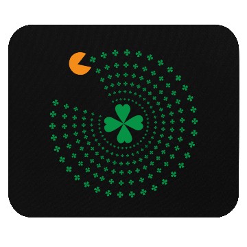 Discover St Patrick Pacman Mouse Pads