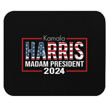 Discover Kamala Harris madam president 2024 Mouse Pads