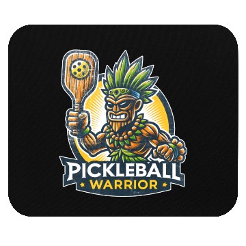Discover Pickleball Warrior Mouse Pads