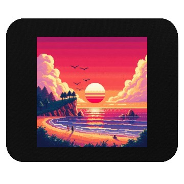 Discover sunset Mouse Pads