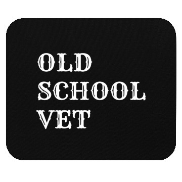 Discover old school vet Mouse Pads