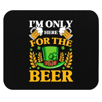 Discover Ireland Gold Beer Mouse Pads