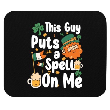 Discover Irish Pub Shamrock Gold Belfast Mouse Pads
