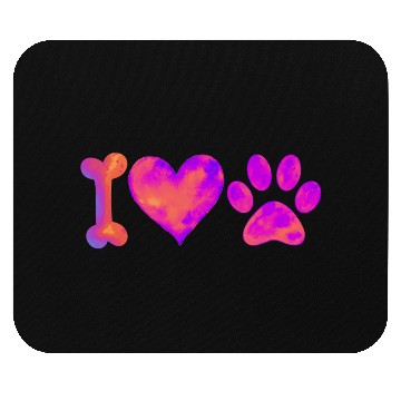 Discover I Love My Dog Mouse Pads