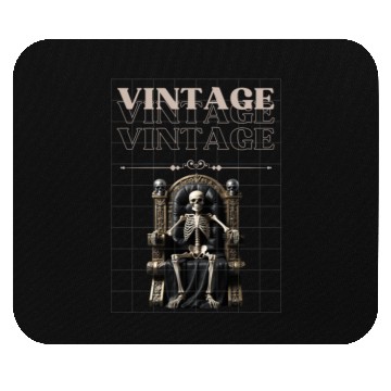 Discover Unique Skeleton Throne Mouse Pads