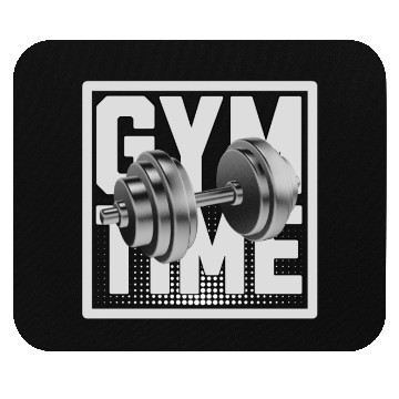 Discover 'Gym Time' Fitness Motivation GD Mouse Pads