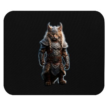 Discover Viking cat Valhalla calling me Mouse Pads