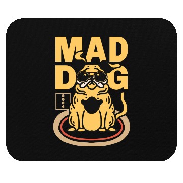 Discover Mad Dog Animal Mouse Pads