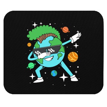 Discover Dabbing Earth Geoscience For Earth Science Teacher Mouse Pads