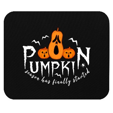 Discover pumpkin spiders bats Halloween Mouse Pads