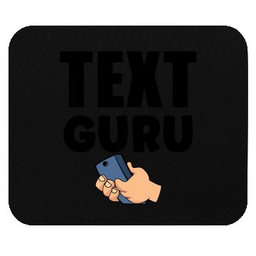 Discover Text Guru Text Gift V2, Typography Art, Mouse Pads