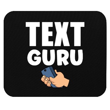 Discover Text Guru Text Gift V3, Typography Art, Mouse Pads
