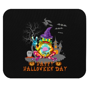 Discover Pumpkin Frog costume on Frog Halloween Mouse Pads