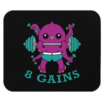 Discover Octopus and 8 Gains Mouse Pads