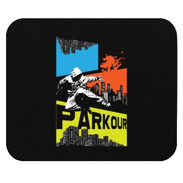 Discover Freerunning Running Freestyle Athlete Mouse Pads