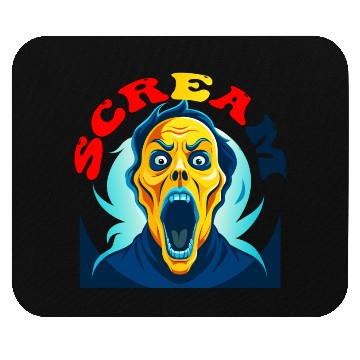 Discover Scream Vintage Halloween Mouse Pads