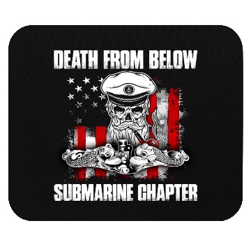 Discover Death From Below Submarine Chapter Patriotic Mouse Pads