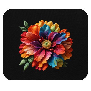 Discover Vibrant Spectrum Bloom Mouse Pads