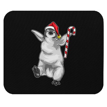 Discover Penguin Christmas Candy cane Mouse Pads