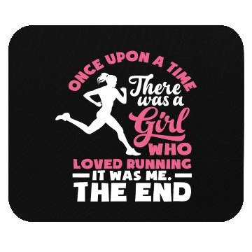 Discover Girl Who Loved Running Once Mouse Pads