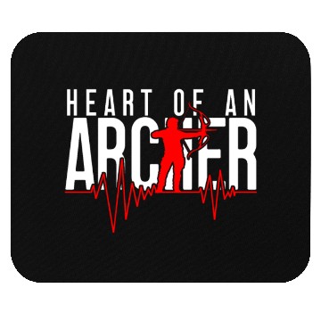 Discover Archery Heart of an archer Mouse Pads