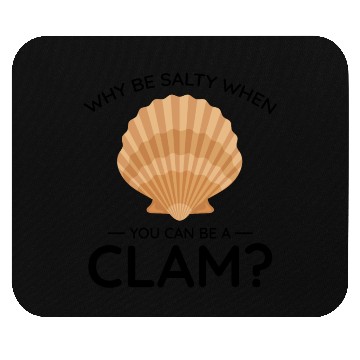Discover Clam Shell Seashells Collector Beachcomber Beach Mouse Pads