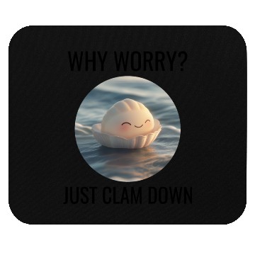 Discover Clam Shell Seashells Collector Beachcomber Mouse Pads