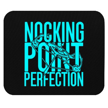 Discover Archery Archer Nocking point perfection Mouse Pads