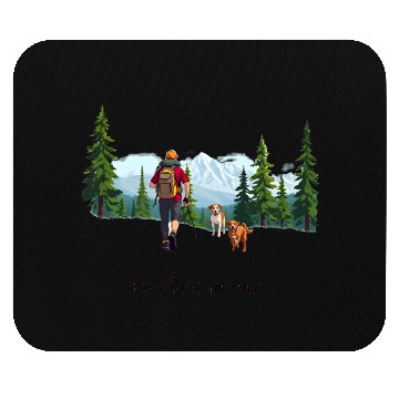 Discover Hiking Companions Mouse Pads