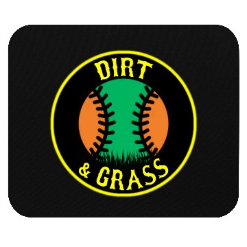 Discover Dirt & Grass Baseball/Softball #2 Mouse Pads