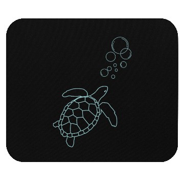 Discover Serene Turtle Drift Mouse Pads