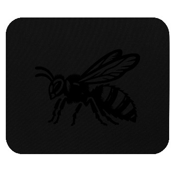 Discover Two Color Wasp Insect Vector Art path3 Mouse Pads