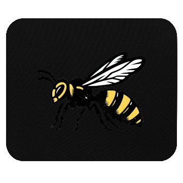 Discover Two Color Wasp Insect Art Mouse Pads