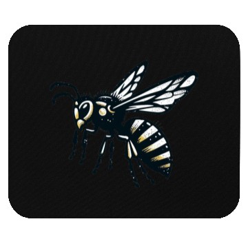 Discover Two Color Wasp Insect Art 3 Mouse Pads