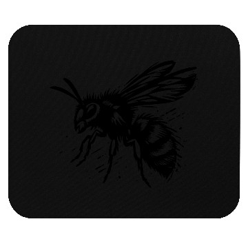Discover Two Color Wasp Insect Vector Art path4 Mouse Pads