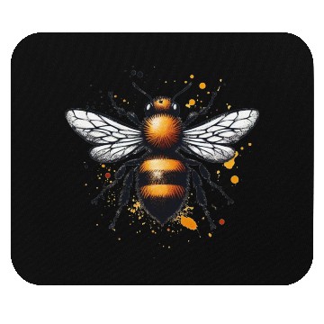 Discover Honey Bee Insect Art Mouse Pads
