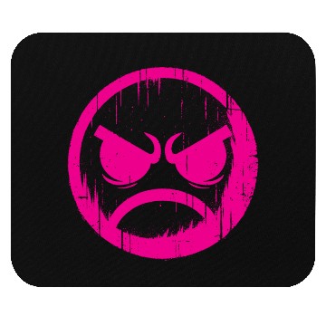 Discover Angry Cool Face Mouse Pads