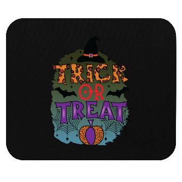 Discover Trick Or Treat Pumpkin Halloween Mouse Pads