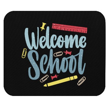 Discover Welcome Back to School - Simple & Stylish Design Mouse Pads