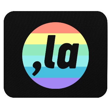 Discover Kamala Harris Comma La Rainbow Election 2024 Mouse Pads