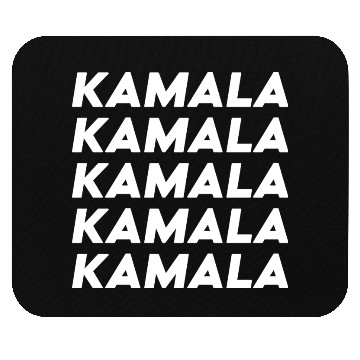 Discover Kamala Harris Election 2024 White Typography Mouse Pads