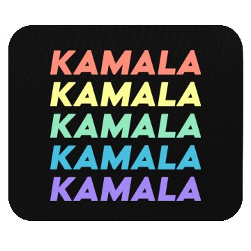 Discover Kamala Harris Election 2024 Rainbow Typography Mouse Pads