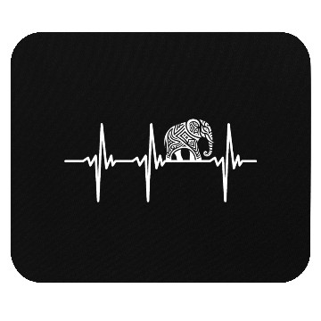 Discover Heartbeat For Proud Elephants Mouse Pads
