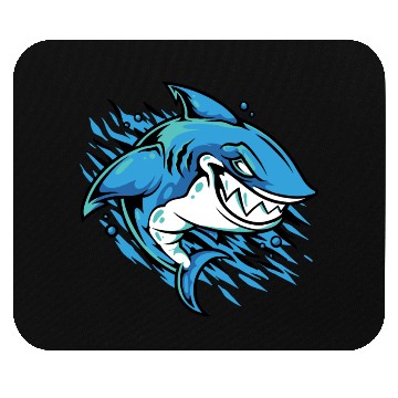 Discover Shark Fish Sea Animals Lover Funny Design Mouse Pads