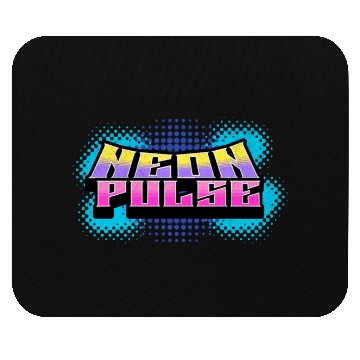 Discover Neon Pulse - Vibrant Y2K Streetwear Vibes Mouse Pads