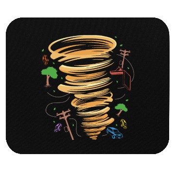 Discover Funny Meteorologist Storm Weather Forecasting Mouse Pads