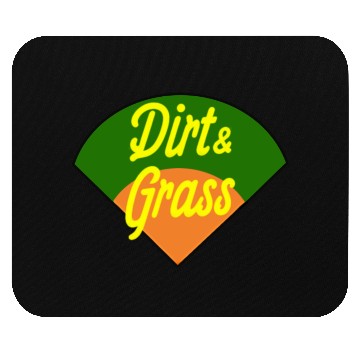 Discover Dirt & Grass Diamond Baseball/Softball Mouse Pads