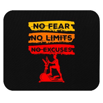 Discover Training Cardio Health Lifestyle Mouse Pads