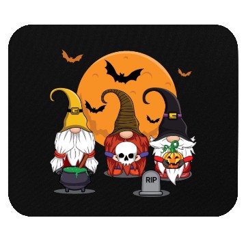 Discover Halloween Gnomes Witch Cute Creepy Halloween Mouse Pads