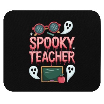 Discover Teacher Classroom Educator Spooky Halloween Gift Mouse Pads